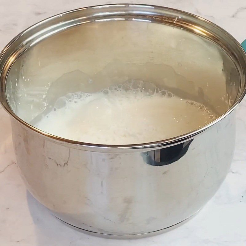 Step 1 Boil the milk Cinnamon Milk