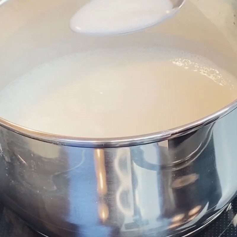 Step 1 Boil the milk Cinnamon Milk