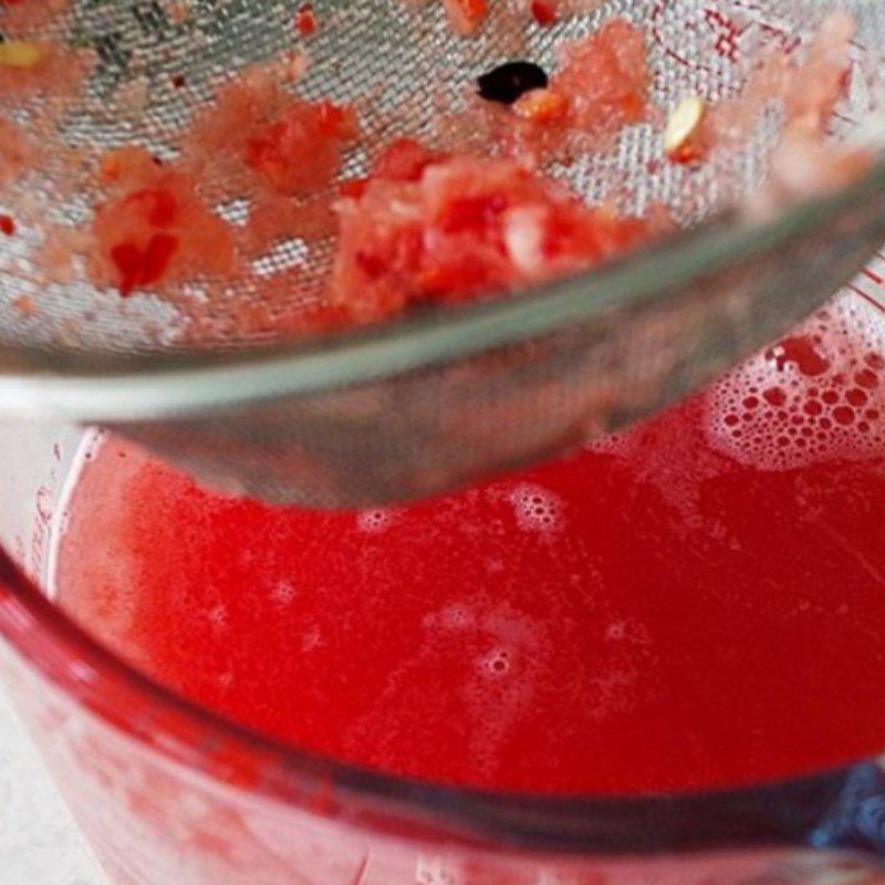 Step 2 Watermelon and cucumber juice Watermelon and cucumber juice