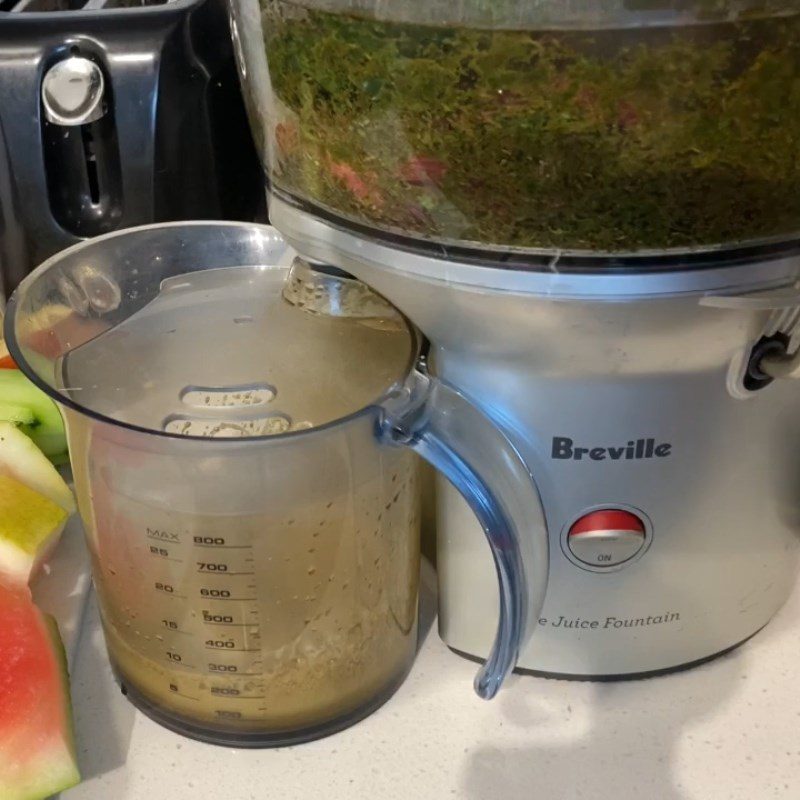 Step 2 Juicing Rainbow Chard, Apple, and Cucumber Rainbow Chard, Apple, and Cucumber Juice