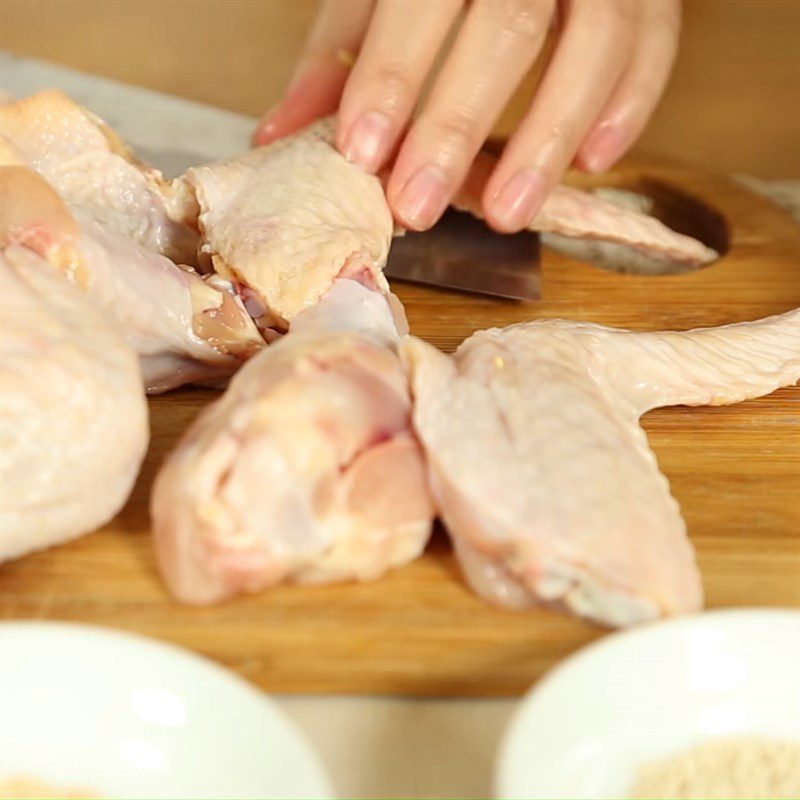 Step 1 Prepare the chicken Fried Chicken with Fresh Milk