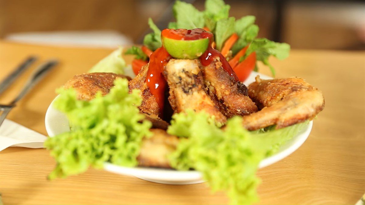 Fried Chicken with Fresh Milk