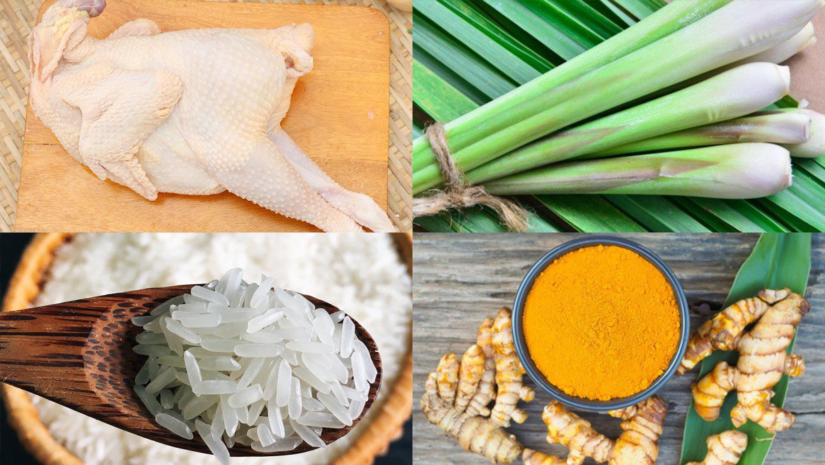 Ingredients and how to make smoked salted chicken