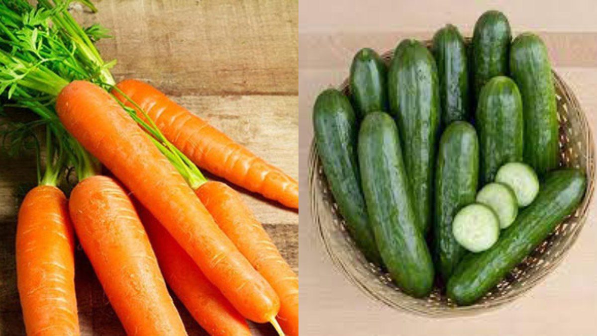 Ingredients for the dish of fruits and vegetables shaped like a Christmas tree