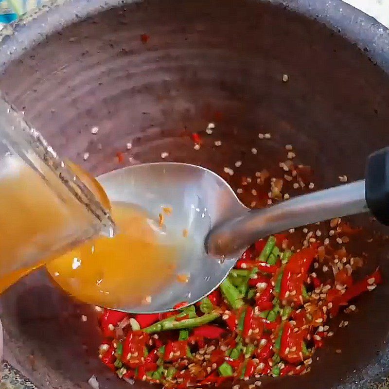 Step 3 Thai Fish Sauce Mixture Thai-style Octopus Salad with Thai Fish Sauce