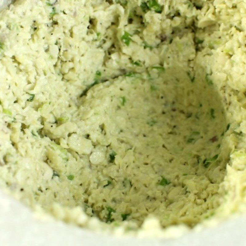 Step 1 Mash the corn for Corn Spring Rolls