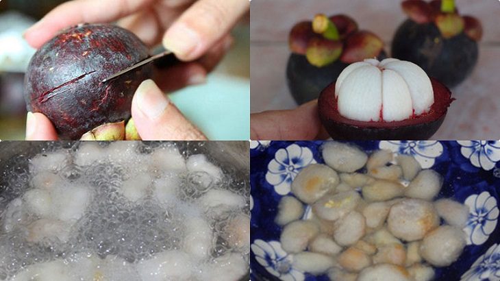 Step 1 Prepare ingredients for Mangosteen dessert