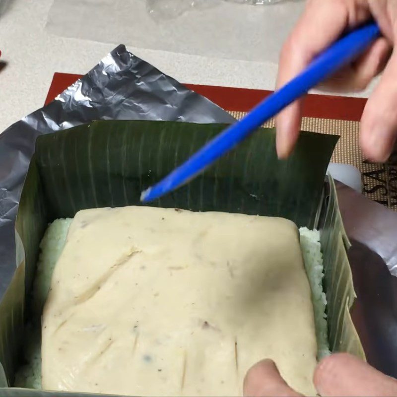 Step 9 Wrap the cake Boil the bánh chưng with a pressure cooker