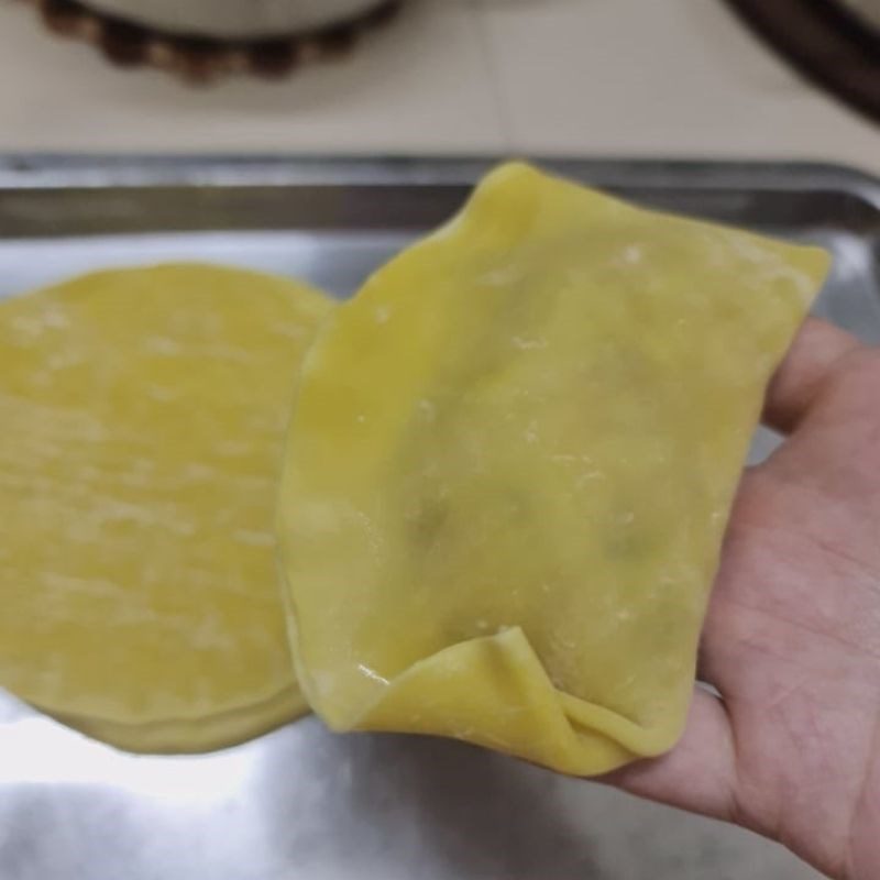 Step 3 Wrapping the pastry Meat-filled pastry