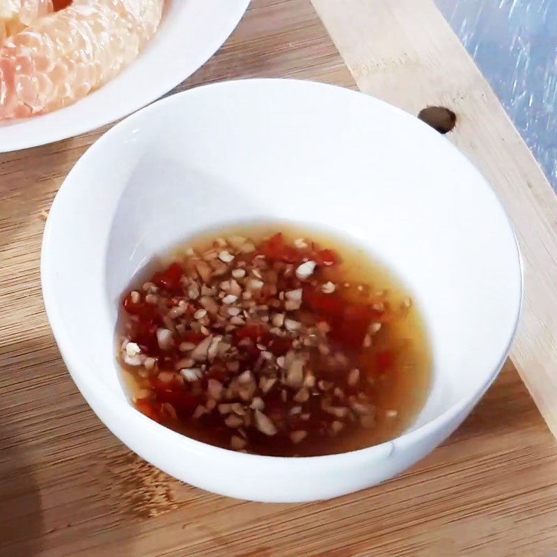 Step 4 Making the Dressing for the Salad Pomelo Salad