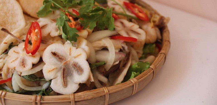 Rambutan chicken salad