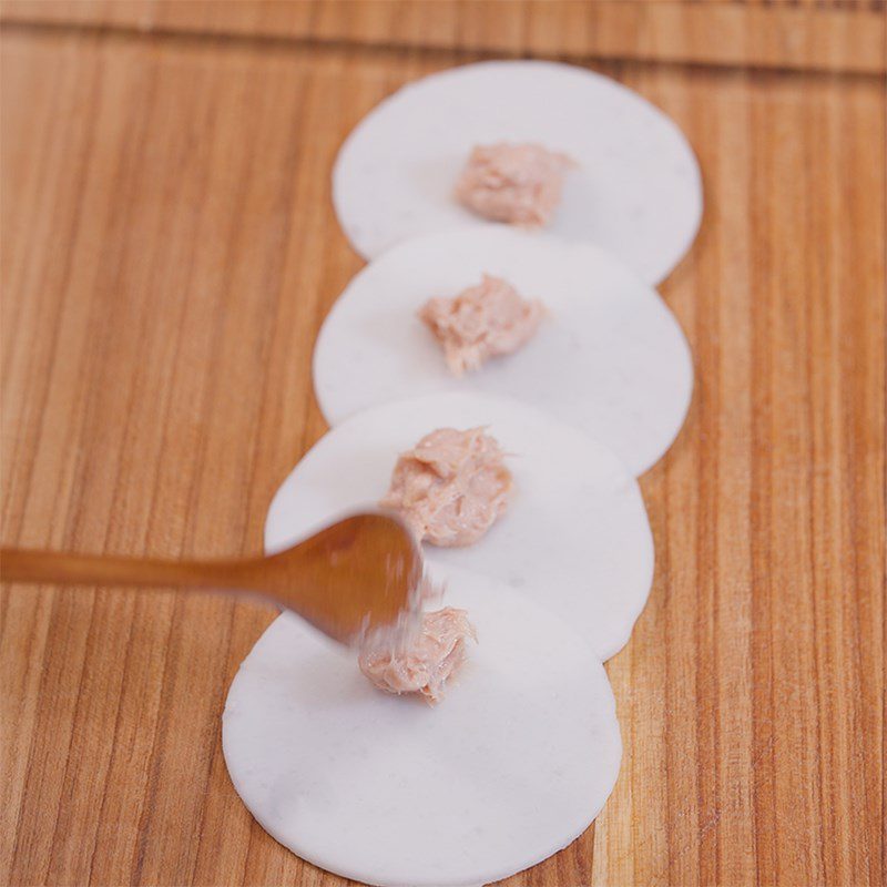 Step 3 Rose-shaped dumplings Rose-shaped dumplings