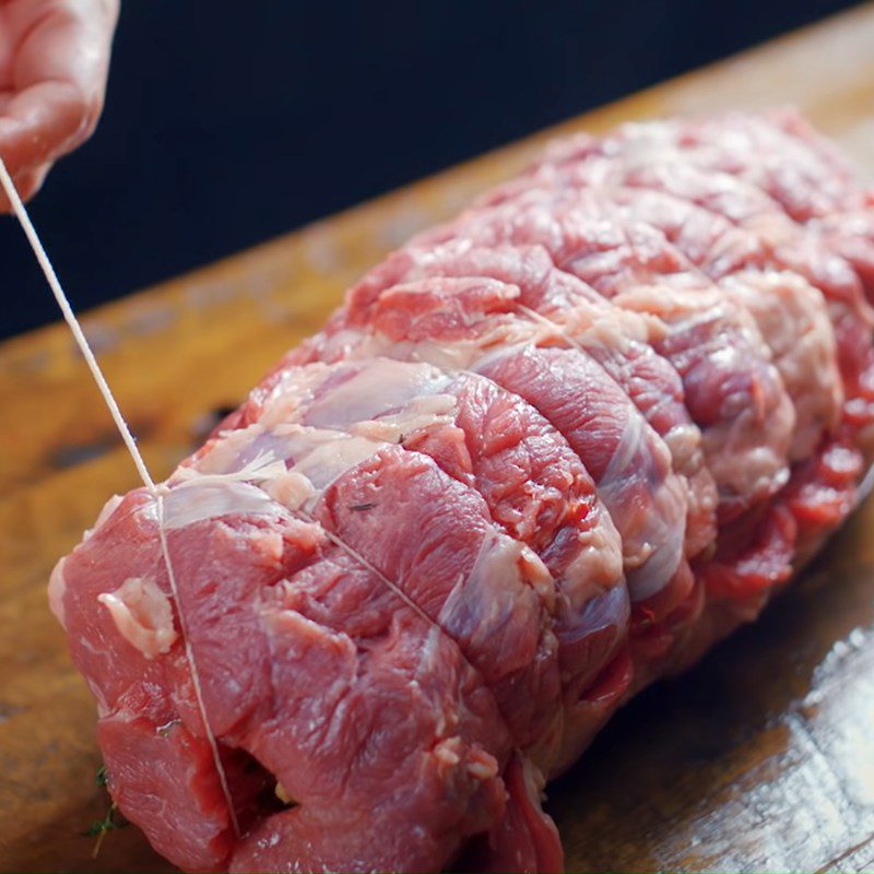 Step 6 Wrap the beef filling Grilled beef