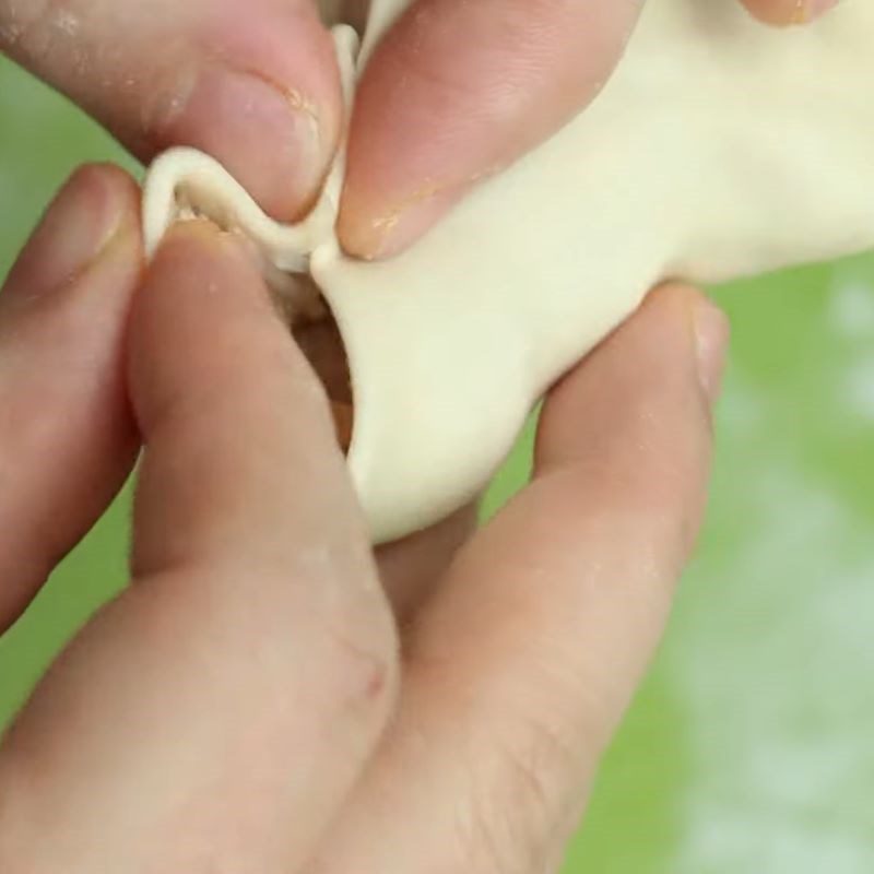 Step 4 Wrapping Dumplings Pork Dumplings Steamed