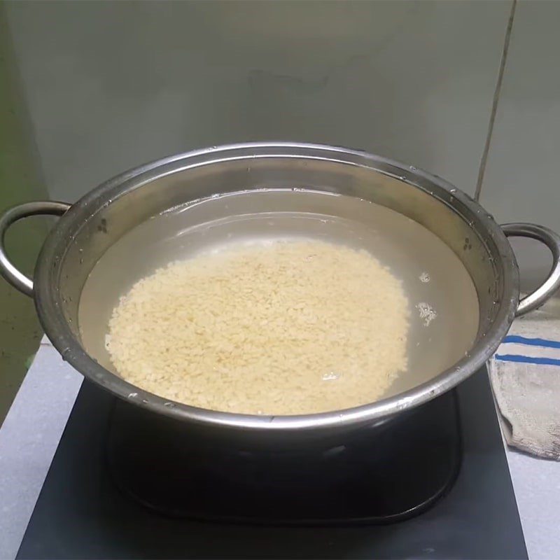 Step 2 Cook the mung beans until soft for Mung Bean Lychee Dessert