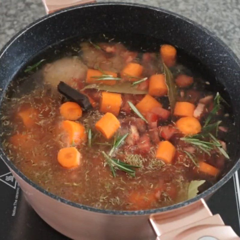 Step 3 Braised Beef Tail Beef Tail Braised with Red Wine