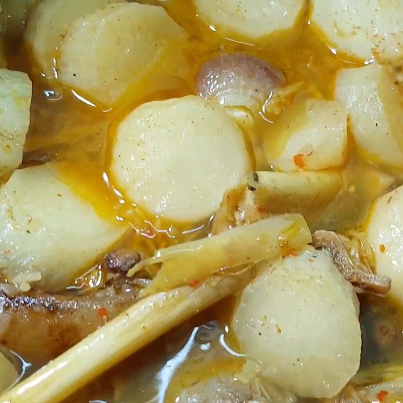 Step 5 Beef Tail Stew Beef tail stew with lemongrass