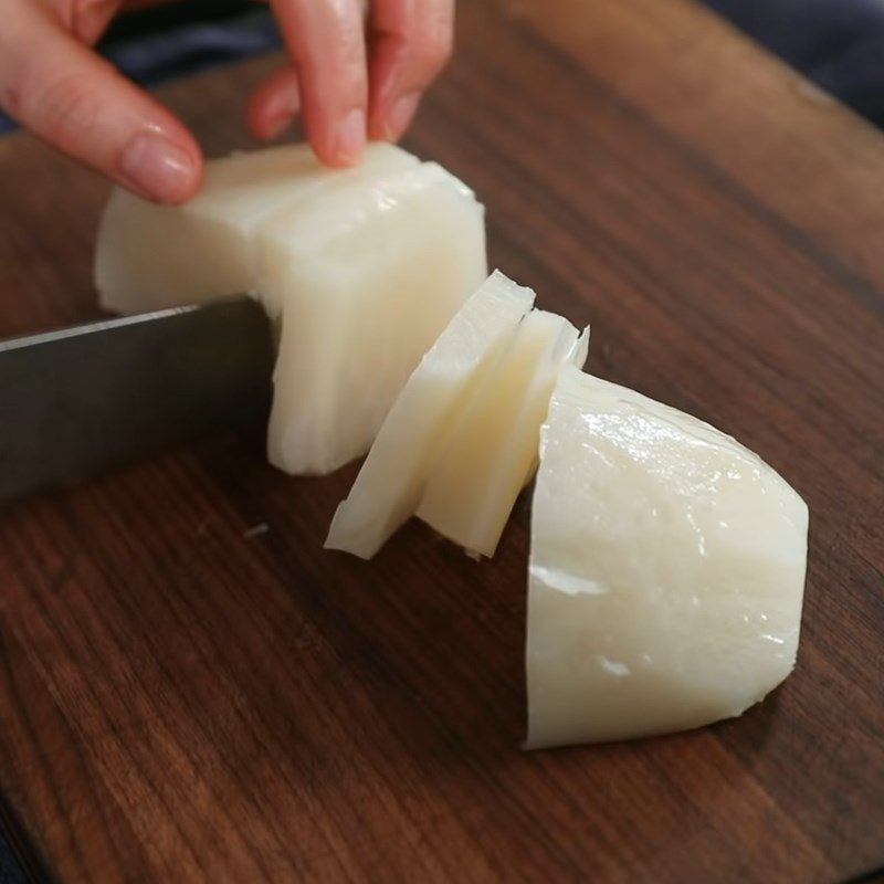 Step 5 Reheating the broth Korean oxtail soup