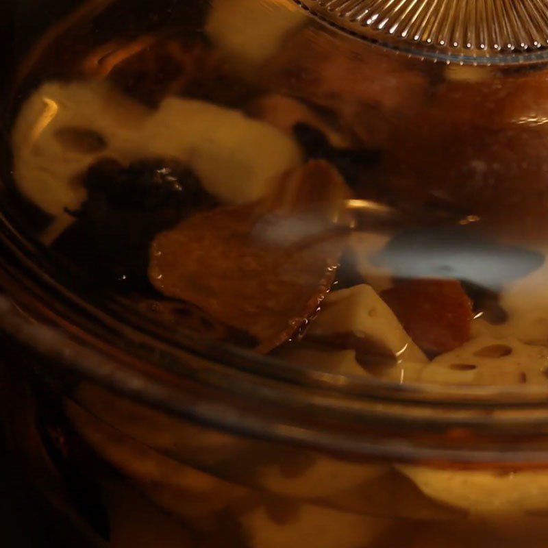 Step 3 Braised Pork Bones with Lotus Root Lotus Root Soup with Pork Bones