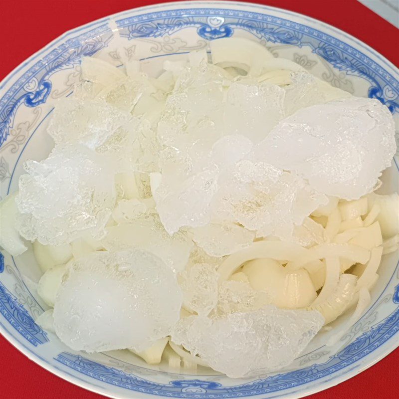 Step 2 Soak the onions in salt for Pickled Onions