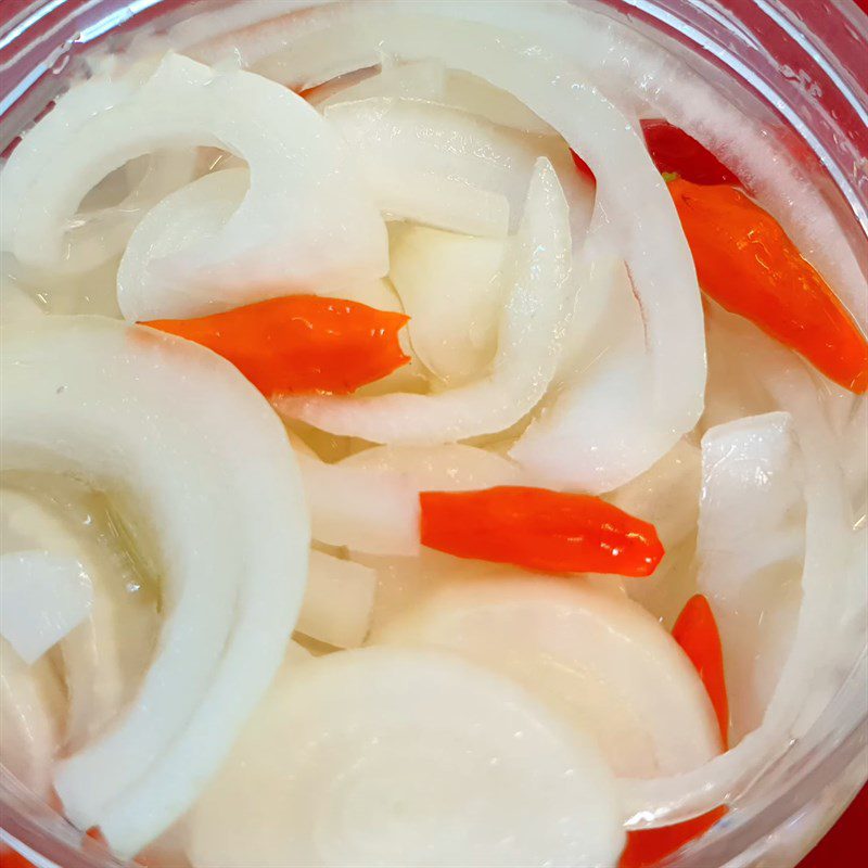 Step 5 Final product Pickled onions