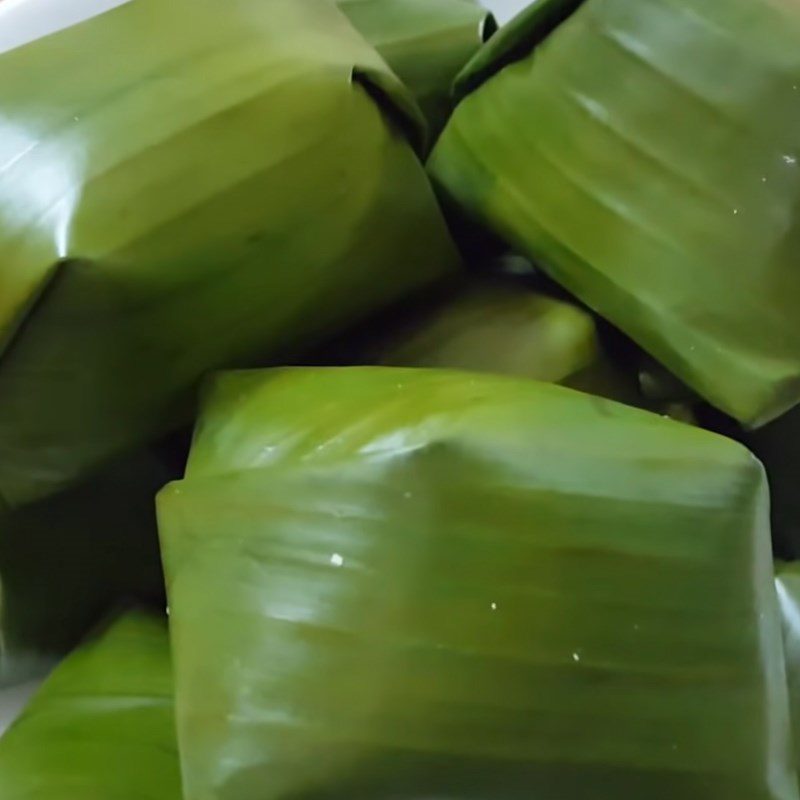 Step 5 Steaming the Mung Bean Sticky Rice Cake