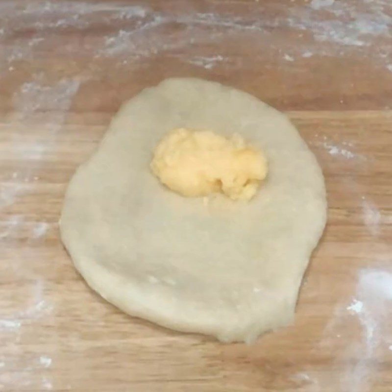 Step 4 Shaping the dough Cade bread with duck eggs