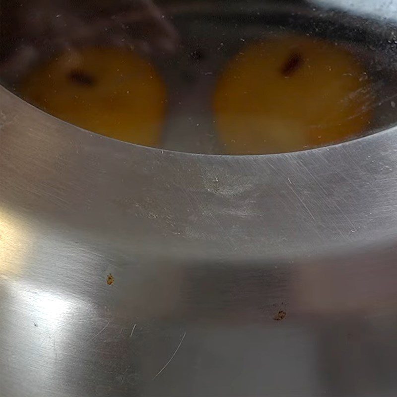 Step 5 Steaming the cake Yellow sweet potato cake steamed