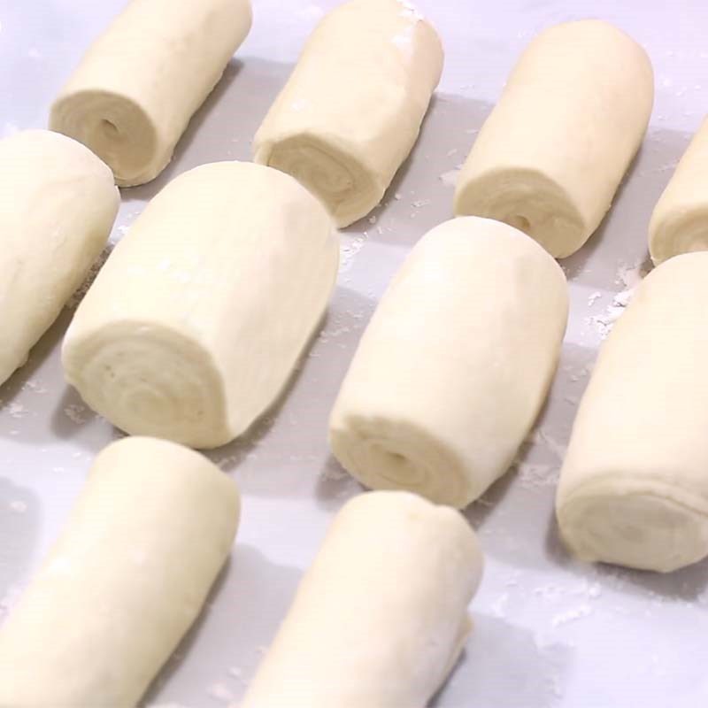 Step 6 Steaming the buns Taro steamed buns without filling