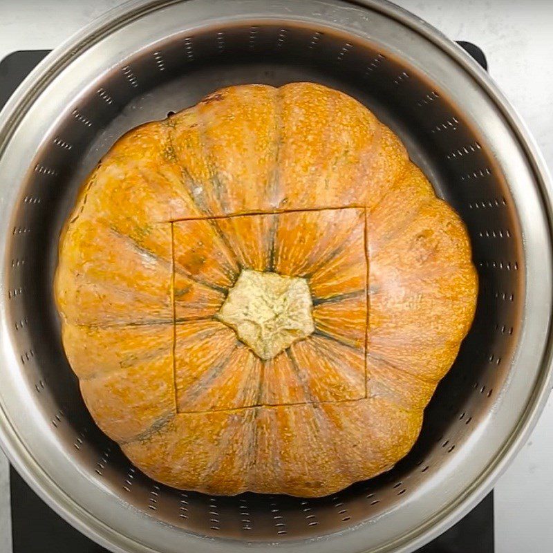 Step 4 Steamed Pumpkin Black Chicken