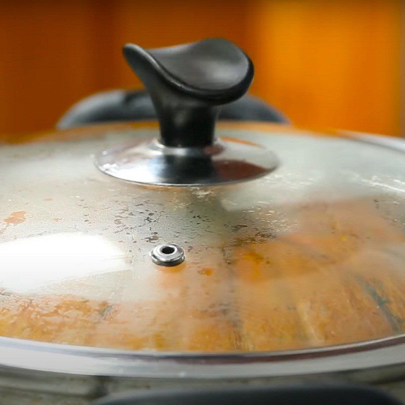 Step 4 Steamed Pumpkin Black Chicken