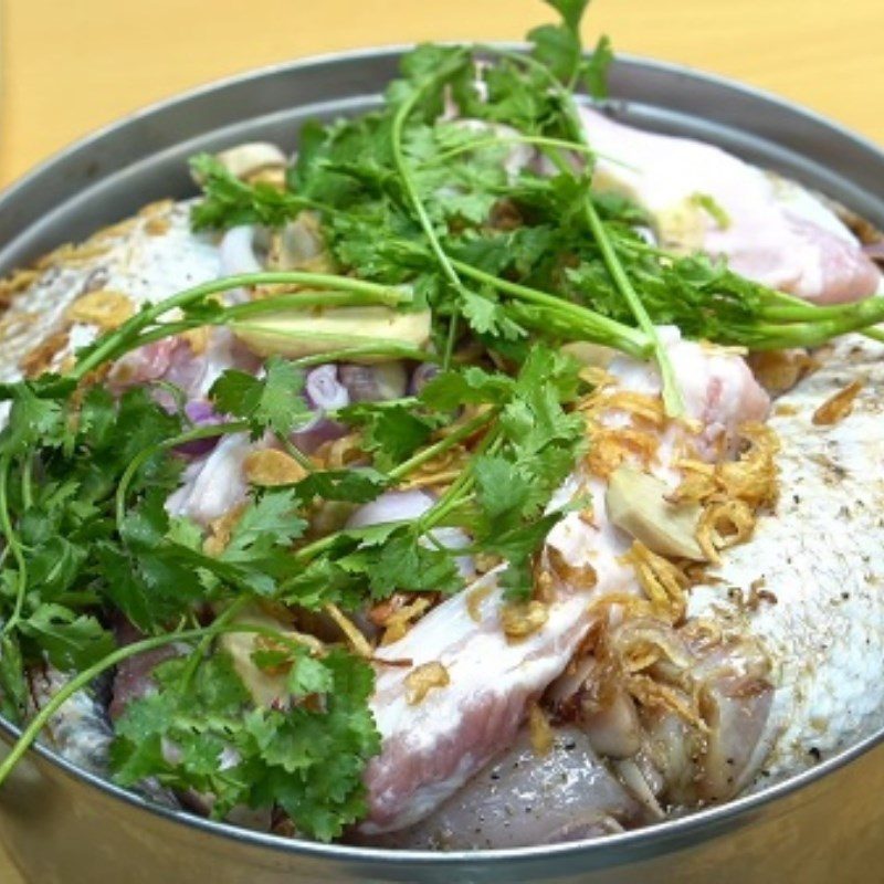 Step 4 Steaming Fish Snakehead Fish with Ginger