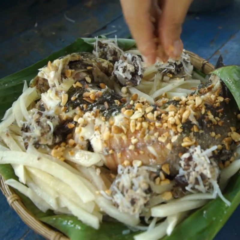 Step 5 Steaming Snakehead Fish