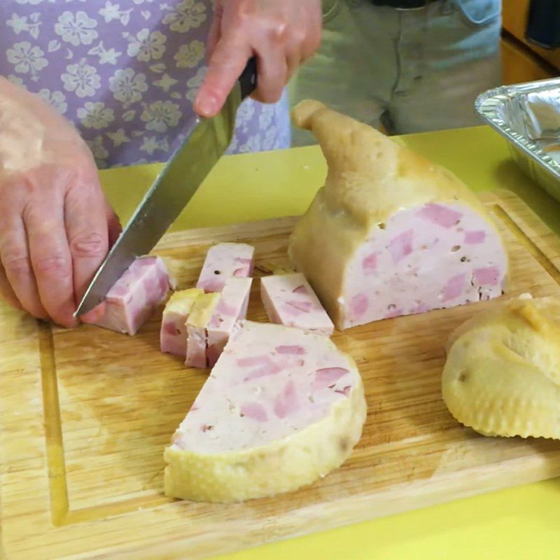 Step 5 Steamed Roll Stuffed Boneless Chicken with Jambon