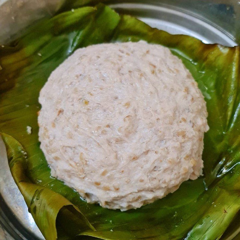 Step 3 Steaming the rice paper rolls Ground meat rice paper rolls