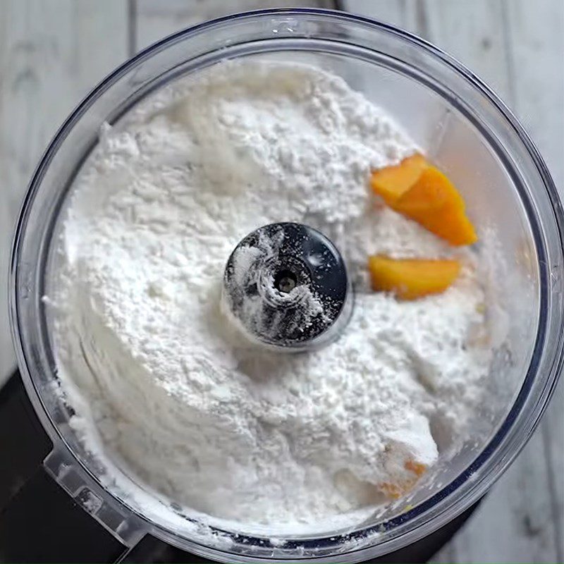 Step 2 Steamed Sweet Potatoes and Ground Mixture Yellow Steamed Sweet Potato Cake