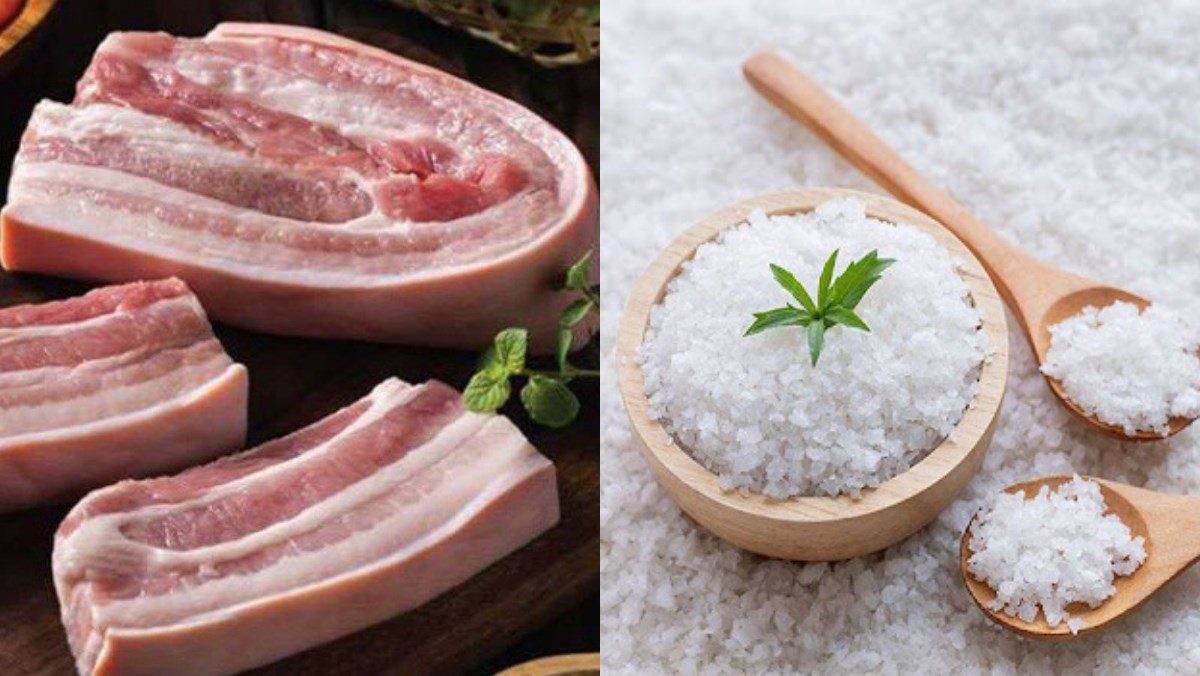 Ingredients for roasted pork using air fryer