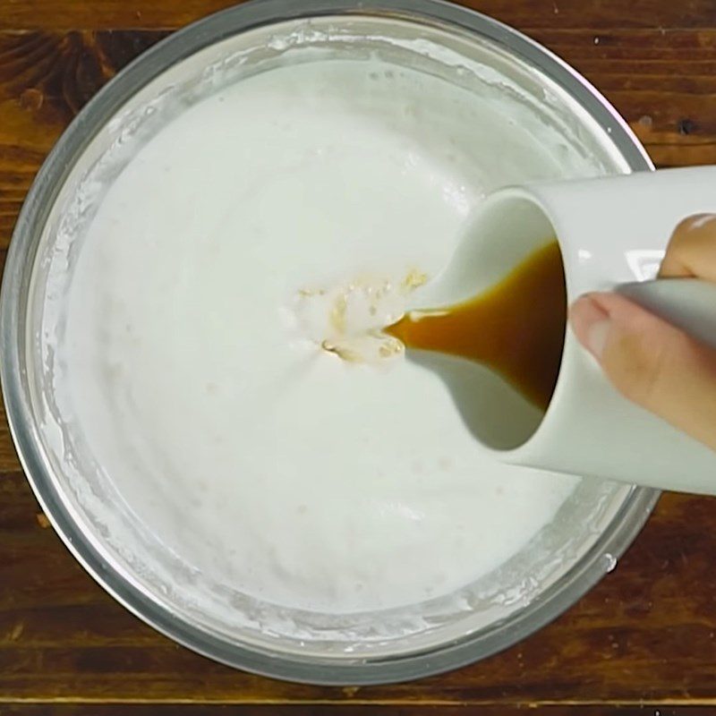 Step 4 Completing the dough Palm sugar cake