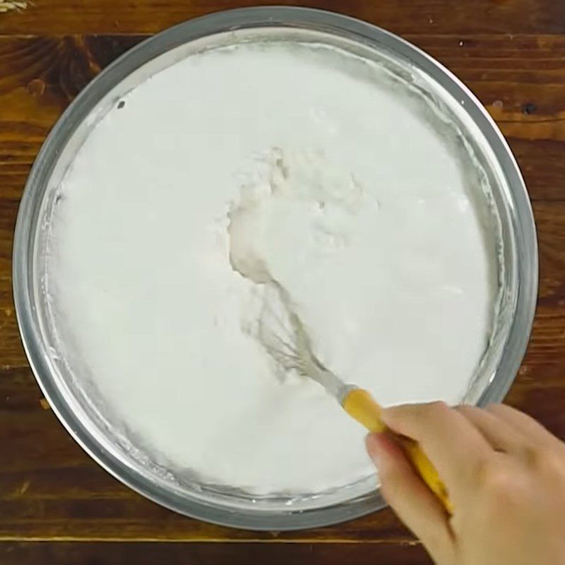 Step 4 Completing the dough Palm sugar cake