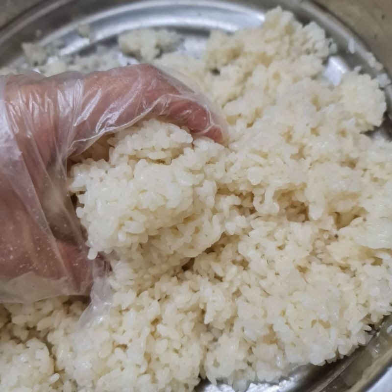 Step 4 Completion Sticky rice with coconut and lotus seeds (Recipe shared by a user)