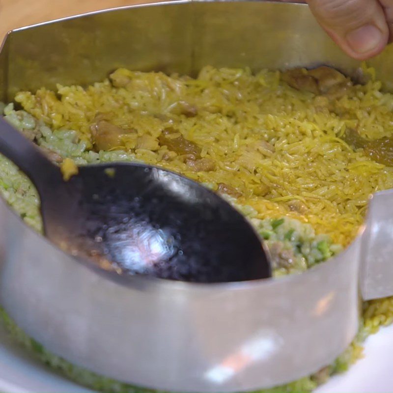 Step 5 Completion Fried heart-shaped rice