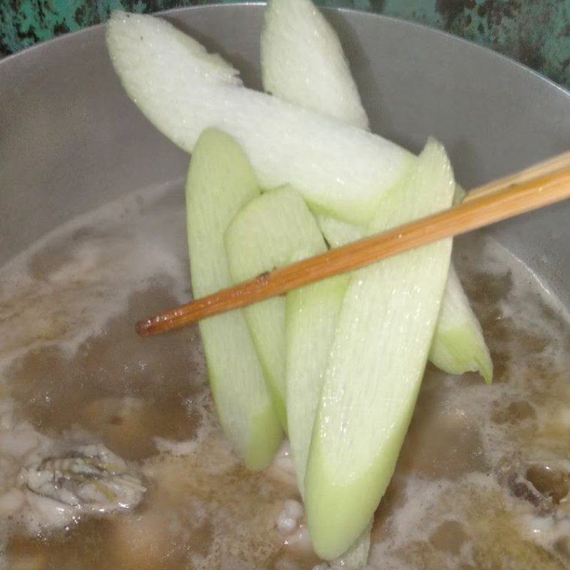 Step 3 Completion Sour Frog Soup with Mint - Water Morning Glory (recipe shared by users)