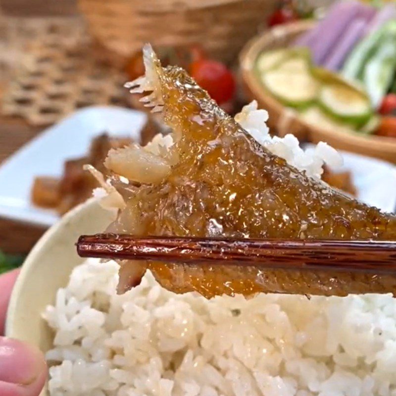 Step 4 Completion Dried fish with chili sauce