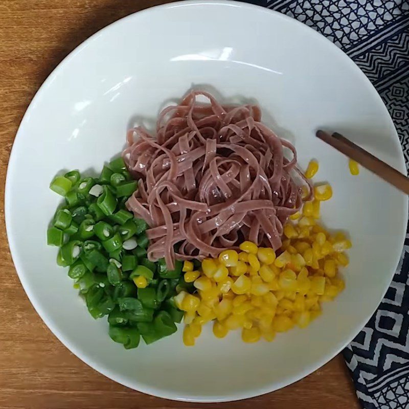 Step 3 Completion Brown rice noodle salad