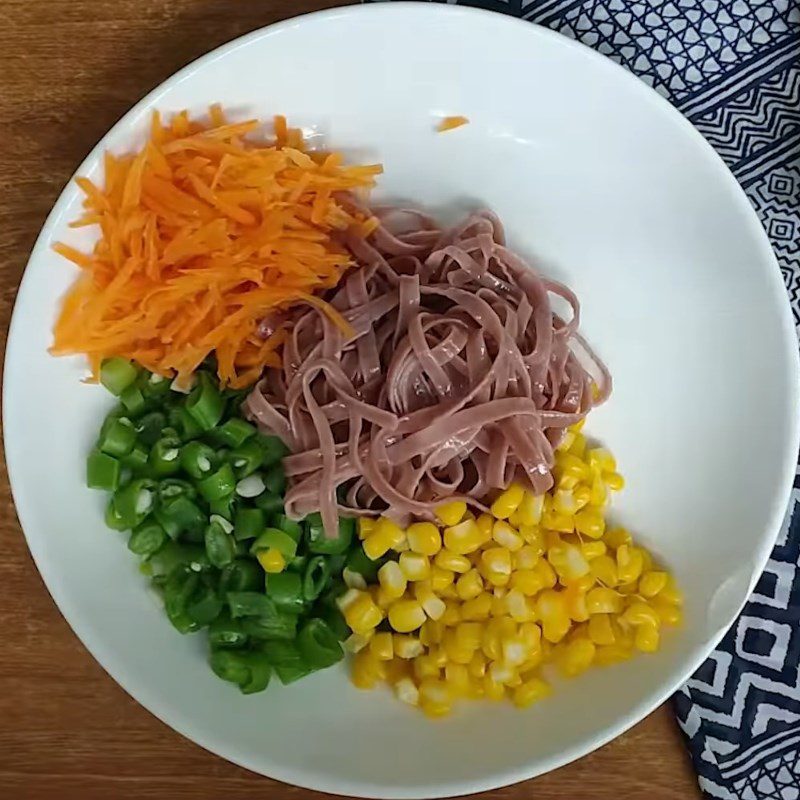 Step 3 Completion Brown rice noodle salad