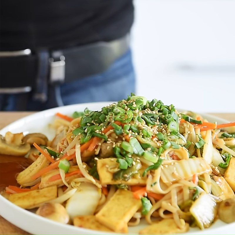 Step 5 Completion Soba noodles with tofu