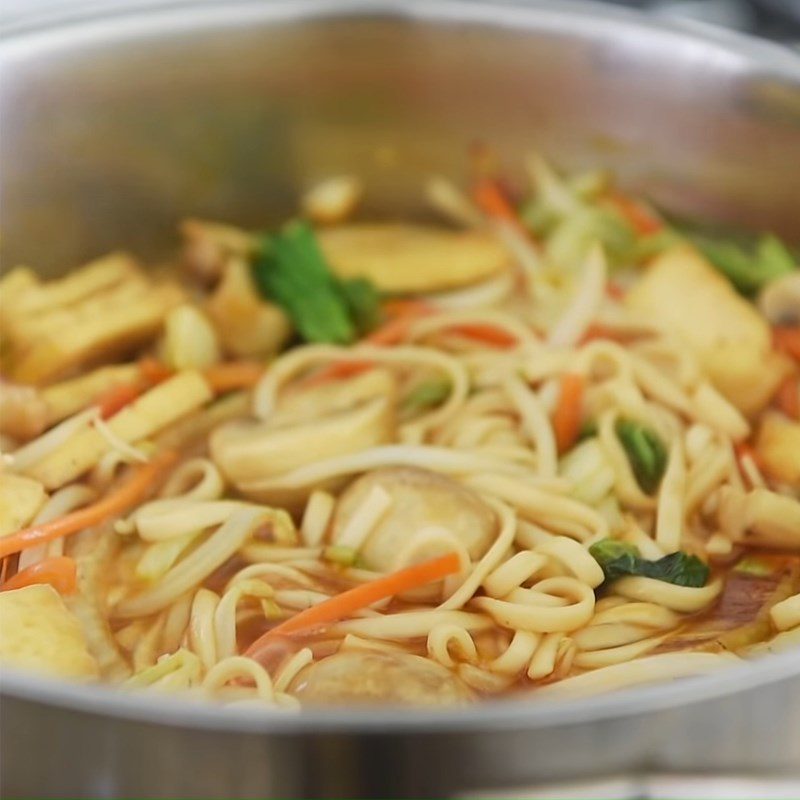 Step 5 Completion Soba noodles with tofu