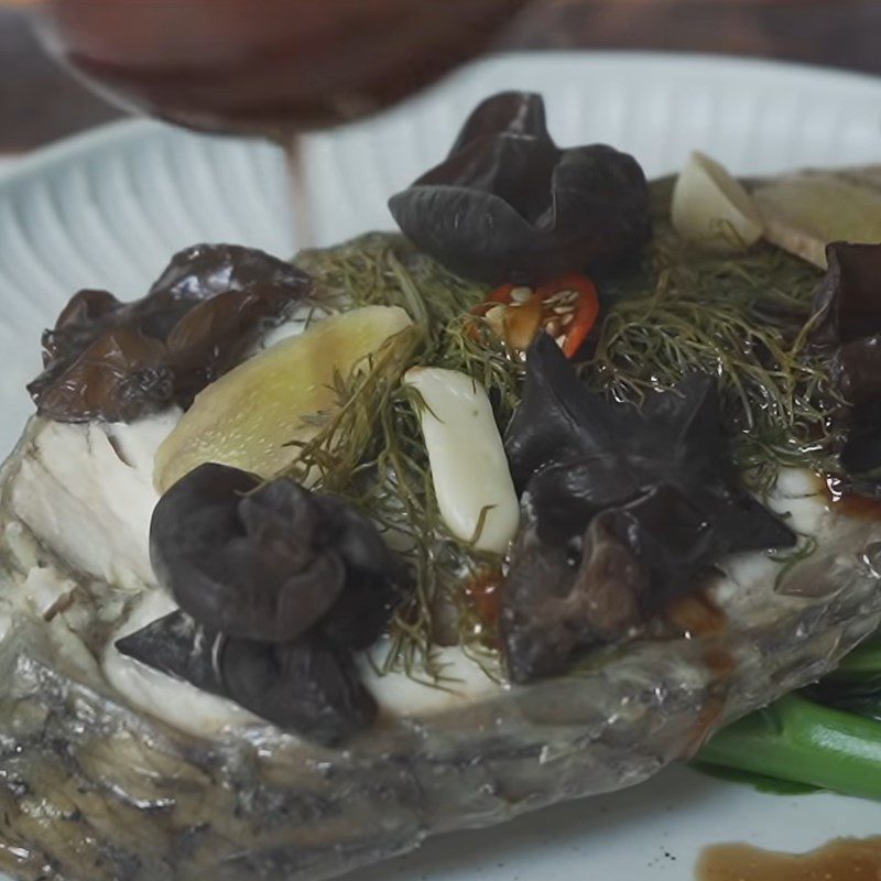 Step 7 Complete Steamed Barramundi with Soy Sauce