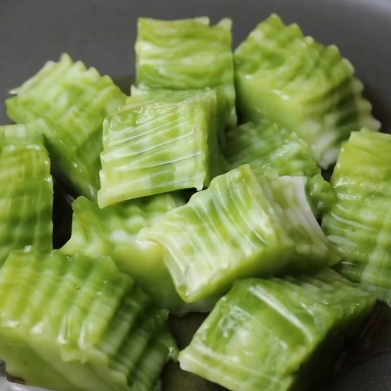 Step 6 Completion of pandan leaf cake - sweet cake