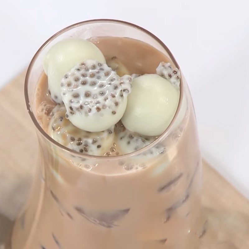 Step 5 Completion Chia seed jelly milk tea